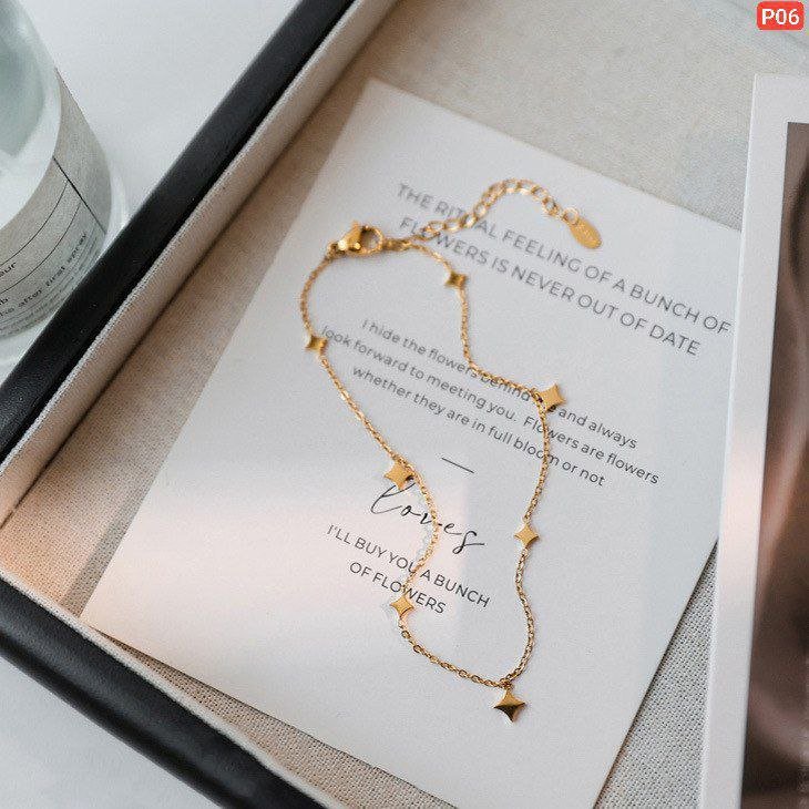 7 Star 18K Gold Platted Anklet Payel (1 Pair) - Image 3