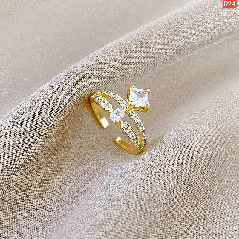 Double Layer Water Drop Ring
(Adjustable) - Image 2