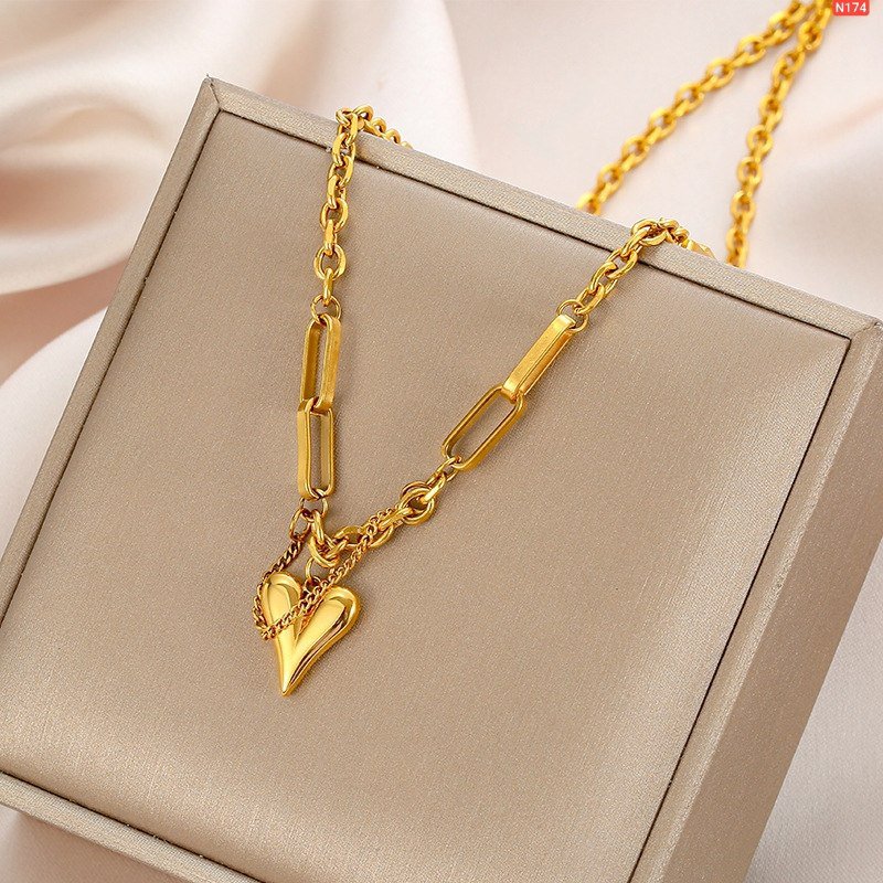 Arrow Love Thick And Thin stainless steel Necklace - Image 2