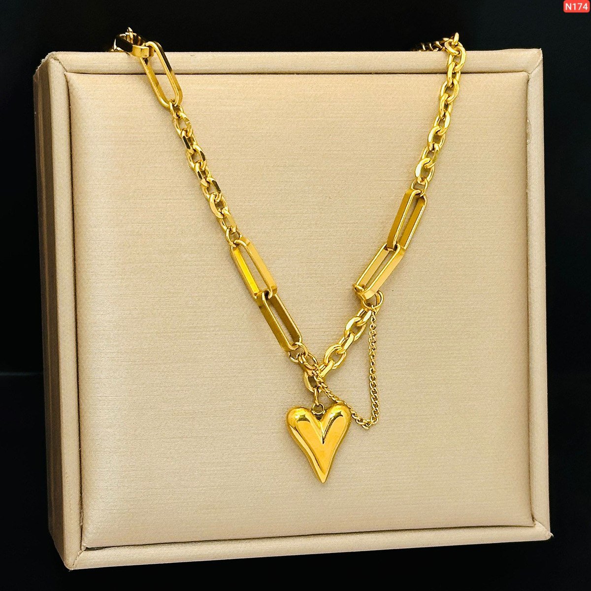 Arrow Love Thick And Thin stainless steel Necklace - Image 3