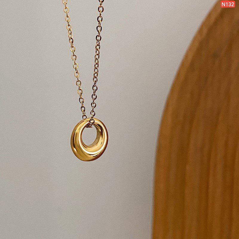 Hollow Coin Stainless steel necklace - Image 2