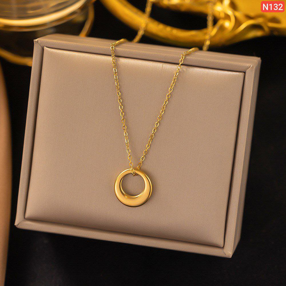 Hollow Coin Stainless steel necklace - Image 3