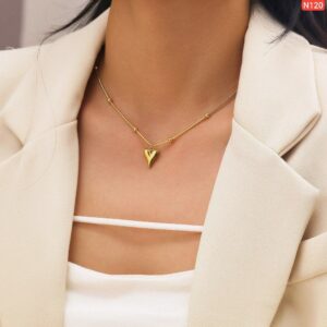 Arrow Love multi Ball Stainless Steel Necklace