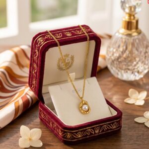 Golden Pea Necklace 316 L stainless Grade