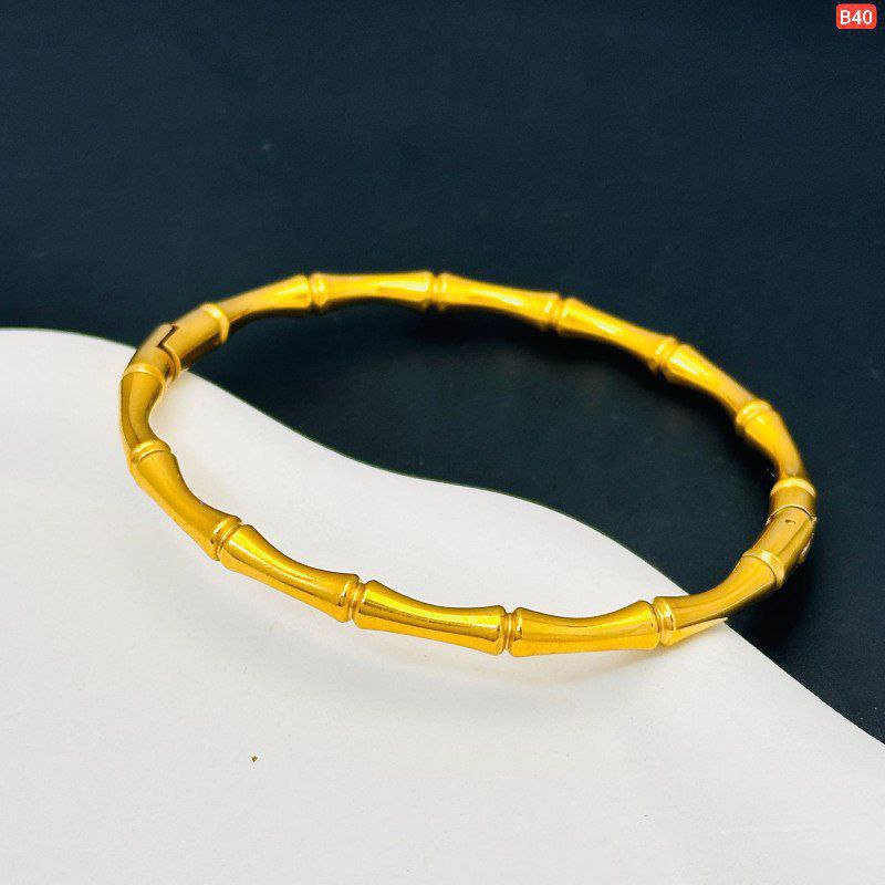 Premium quality Lock Style Bamboo Bracelet - Image 3