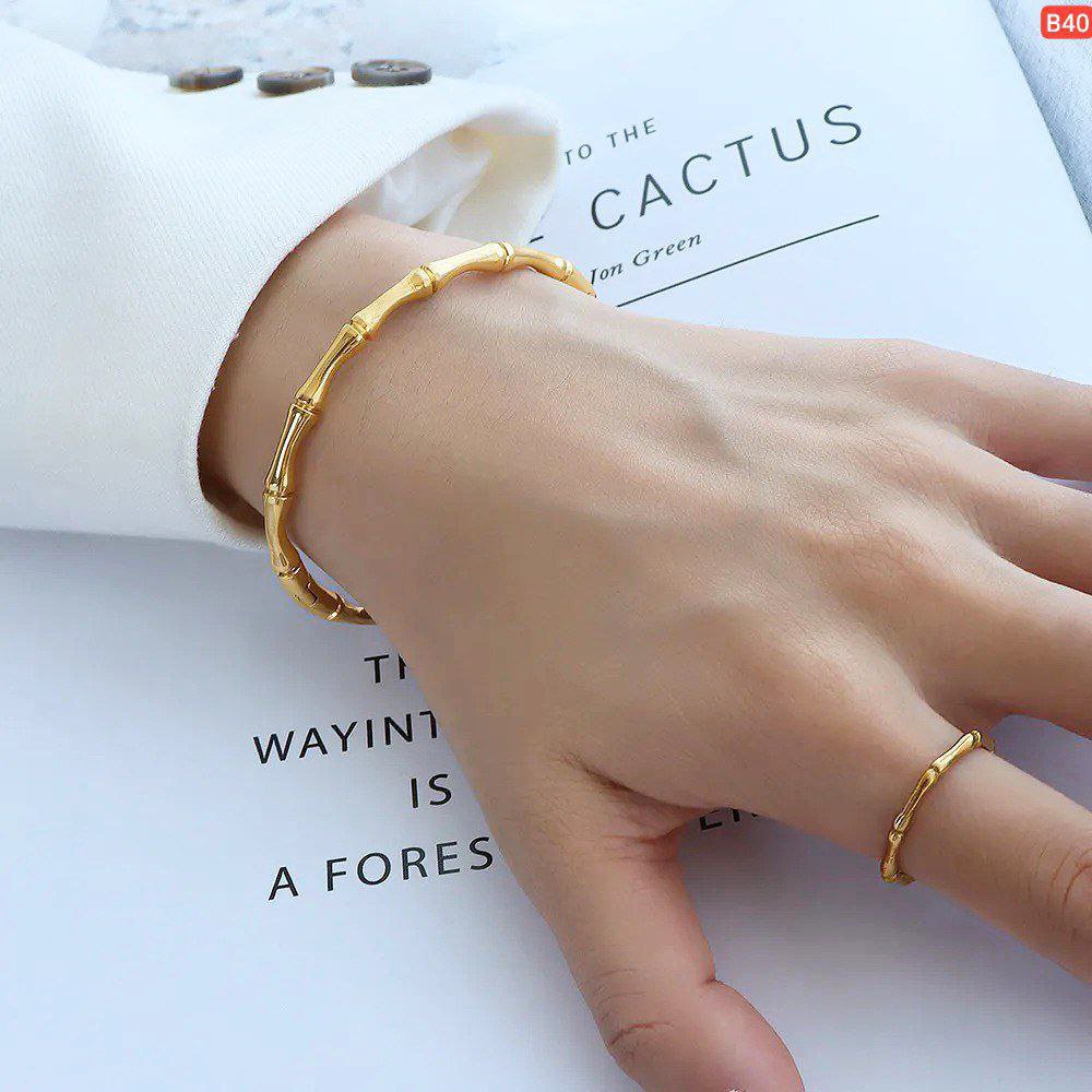 Premium quality Lock Style Bamboo Bracelet - Image 2